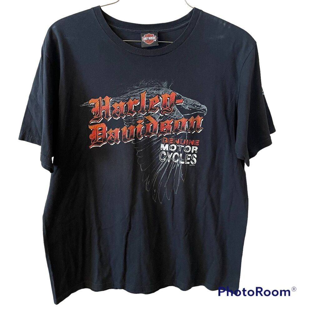 Harley Davidson Motorcycles Short Sleeve T Shirt Mens XL Black Ft Worth, TX 2012